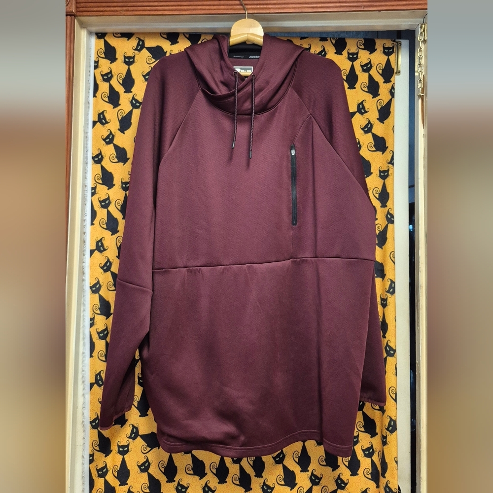 Russell Athletic Men's 3XL Maroon Hoodie - Picture 2 of 12